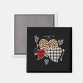 Aimant Cute Valentines Day Amour Coeurs Filles Enfants Ad (Recto/Verso)