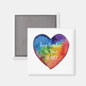 Aimant Cute Watercolor Rainbow (Recto/Verso)