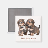 Aimant Cute Yorkshire (Recto/Verso)