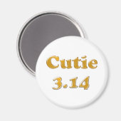 Aimant Cutie 3,14 Pi Jour (Recto/Verso)