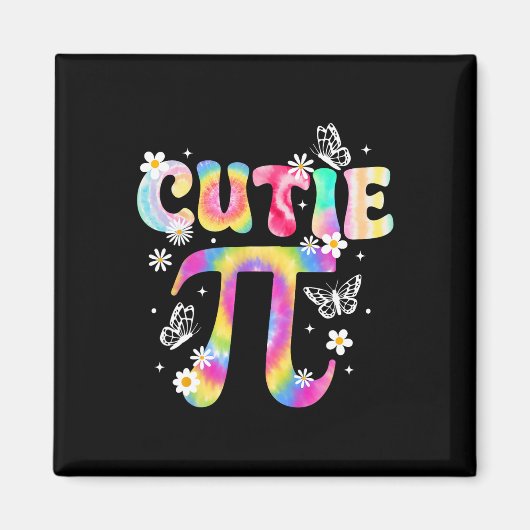 Aimant Cutie Pie Pi Day Math Lover Math Enseignant 3.14 P (Devant)