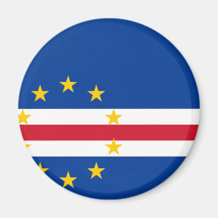 Aimant Cv de drapeau du Cap Vert