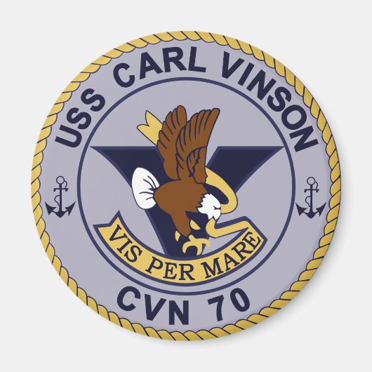 Aimant CVN-70 CARL VINSON Nucléaire polyvalent (Devant)