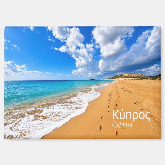 Aimant CY0029, Chypre, Plage (Recto)