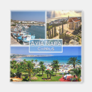 Aimant CY Chypre - Ayia Napa - Port - Panorama - Nelia