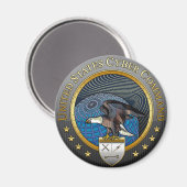 Aimant Cyber-commandement américain (Recto/Verso)