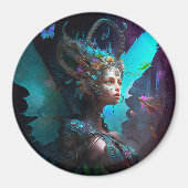 Aimant Cyber Fairy Fantasy Art (Devant)