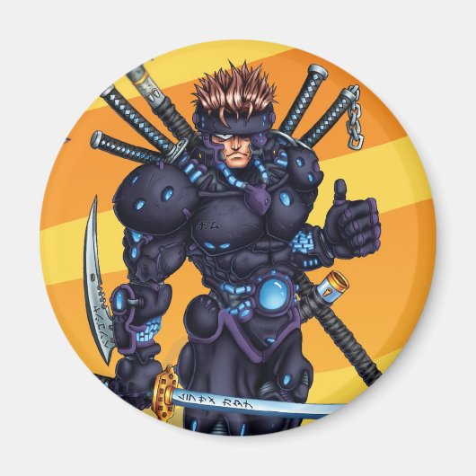 Aimant Cyber Ninja (Devant)