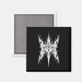 Aimant Cyber-tatouage de papillon Futuriste (Recto/Verso)