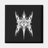 Aimant Cyber-tatouage de papillon Futuriste (Devant)