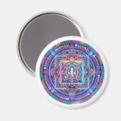 Aimant Cyberpunk Mandala (Recto/Verso)