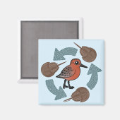 Aimant Cycle de noeud de crabe (Recto/Verso)