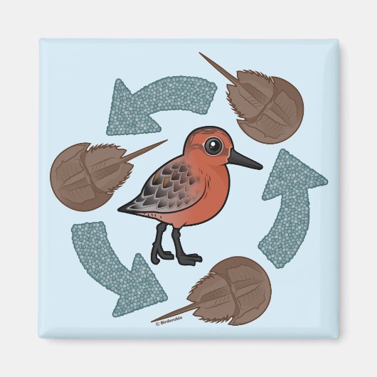 Aimant Cycle de noeud de crabe (Devant)