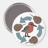 Aimant Cycle de noeud de crabe (Recto/Verso)