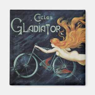 Aimant Cycles de gladiateurs, Art Nouveau Victorien Vinta