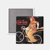 Aimant Cycles Tnomé "Le Cowboy" Bicycle (Recto/Verso)
