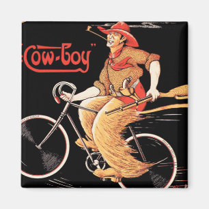 Aimant Cycles Tnomed "bicyclette du cowboy"