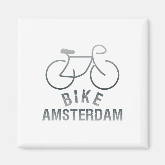 Aimant Cyclisme Amsterdam Pays-Bas Graphique _1  (Devant)