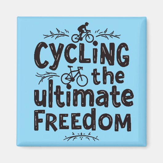 Aimant Cyclisme avec Style (Devant)