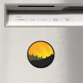 Aimant cyclisme : montagne rayz : (In Situ (Lave-vaisselle))