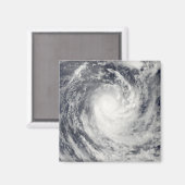 Aimant Cyclone René au-dessus de l'océan Pacifique Sud (Recto/Verso)