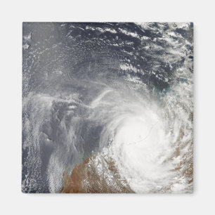 Aimant Cyclone tropical Laurence au-dessus d'Australi