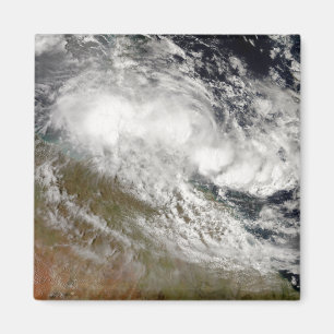 Aimant Cyclone tropical Olga au-dessus de l'Australie du