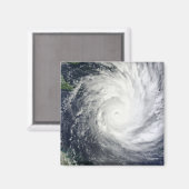 Aimant Cyclone tropical Yasi (Recto/Verso)