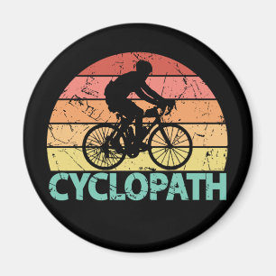 Aimant Cyclopath drôle Cyclisme