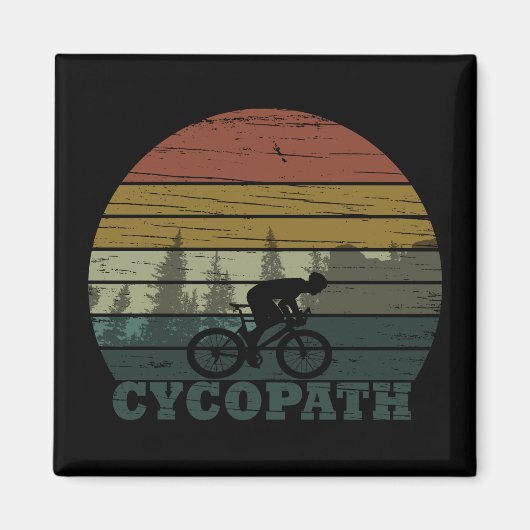 Aimant cyclopathe cyclisme hors route disant (Devant)