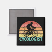 Aimant Cycologiste Funny Cycling (Recto/Verso)