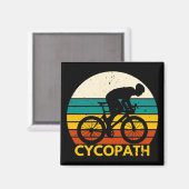 Aimant Cycopath/Cyclisme/Vélo (Recto/Verso)
