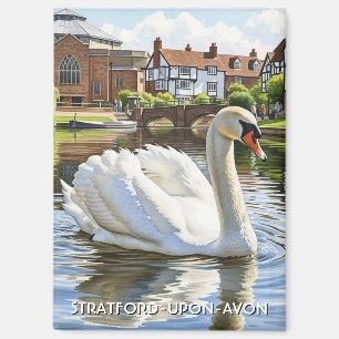 Aimant Cygne à Stratford-Upon-Avon Angleterre Voyage