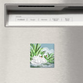 Aimant Cygnes blancs (In Situ (Lave-vaisselle))