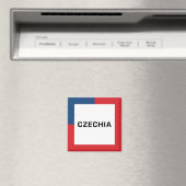 Aimant Czechia 01A - Couleurs Drapeau (In Situ (Lave-vaisselle))