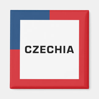 Aimant Czechia 01A - Couleurs Drapeau