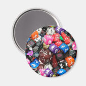 Aimant d20 dés (Recto/Verso)
