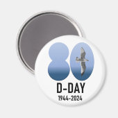 Aimant D-Day 80 - 1944-2024 (Recto/Verso)
