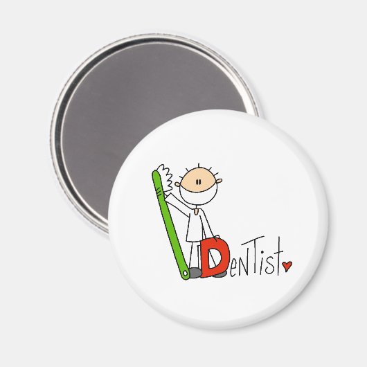 Aimant D est pour Dentiste (Recto/Verso)