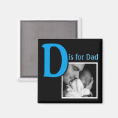 Aimant D est pour papa (Recto/Verso)