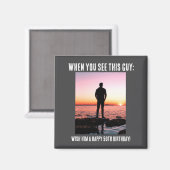 Aimant D Funny 50th Milestone Birthday  (Recto/Verso)