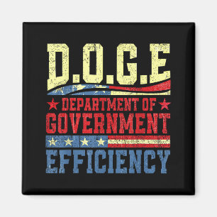 Aimant D.o.g.e Doge Département de l'Efficacité du Gouver