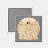 Aimant Da Vinci Vitruve (Recto/Verso)