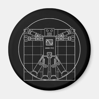 Aimant Da Vinci Vitruvian Robot