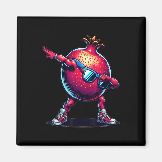 Aimant Dab Dance Grenade Drôle Danser Danser Dabbing Frui (Devant)