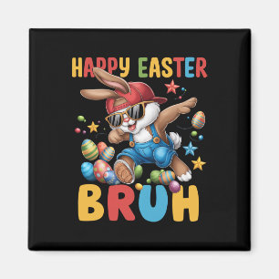 Aimant Dabbing Bunny Pâques Bruh mème drôle Dire Ados