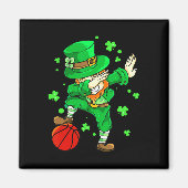 Aimant Dabbing Leprechaun Jour de la Saint Patrick garçon (Devant)