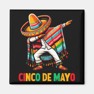Aimant Dabbing Mexican Poncho Cinco De Mayo Fiesta 5 