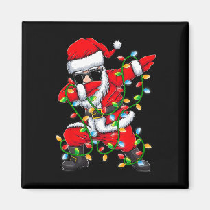 Aimant Dabbing Père Noël Xmas Lumières Filles Garçons Enf