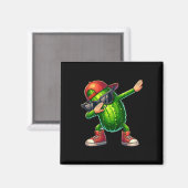 Aimant Dabbing Pickle Dancing Cucumber Lover Drôle Pickle (Recto/Verso)